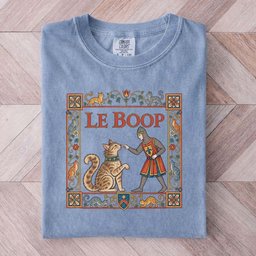 Le Boop Medieval T Shirt Gift For Cat Lover