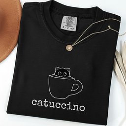Catuccino Coffee Lover Shirt T Shirt Gift For Cat Lover