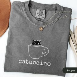 Catuccino Coffee Lover Shirt T Shirt Gift For Cat Lover