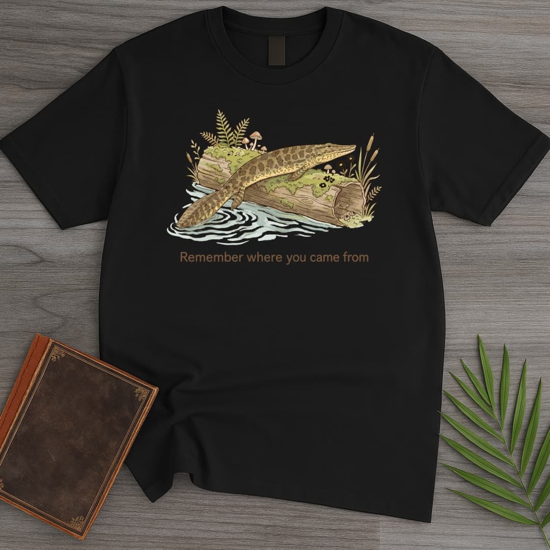 Wandering Tiktaalik T Shirt Gift For Nature Lover