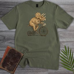Triceratops Tricycle T Shirt Gift For Dinosaur Lover