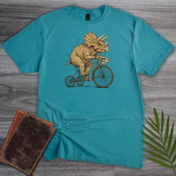 Triceratops Tricycle T Shirt Gift For Dinosaur Lover