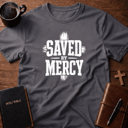 By Mercy T Shirt Gift For Christian