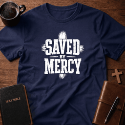 By Mercy T Shirt Gift For Christian