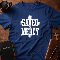 By Mercy T Shirt Gift For Christian
