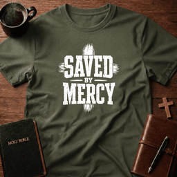 By Mercy T Shirt Gift For Christian