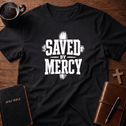 By Mercy T Shirt Gift For Christian