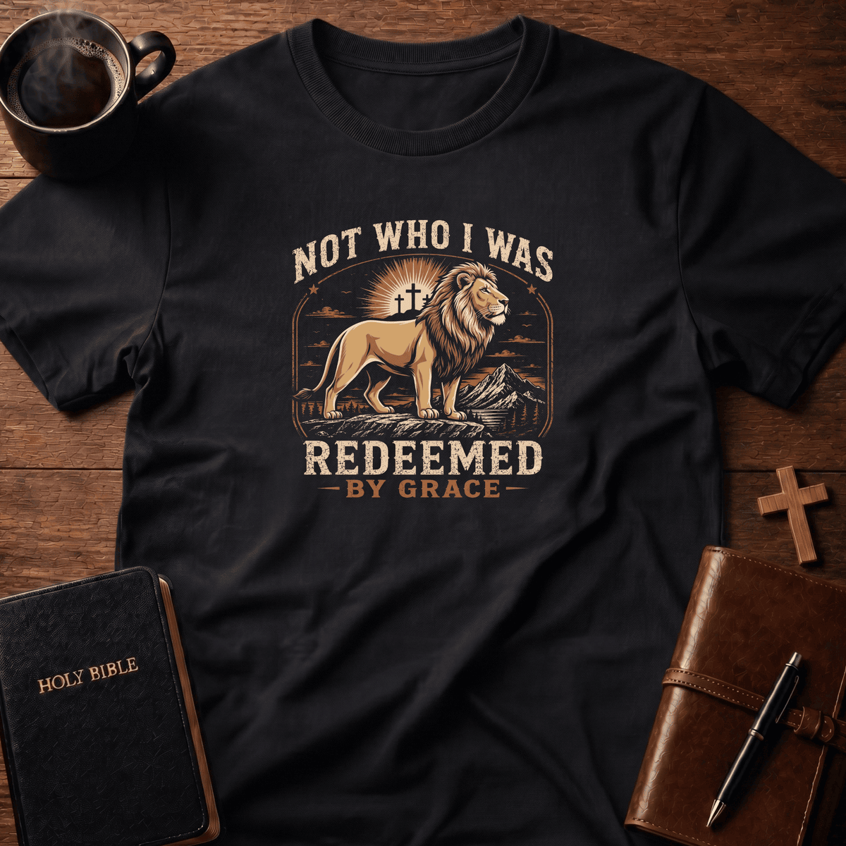 Lion Scene T Shirt Gift For Christian