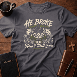He Broke T Shirt Gift For Christian