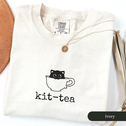 Kit Tea Tea Lover Shirt T Shirt Gift For Cat Lover