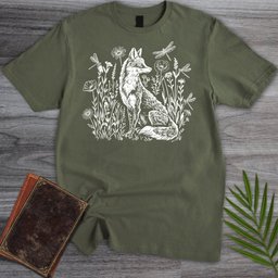 Vintage Sly Fox T Shirt Gift For Nature Lover