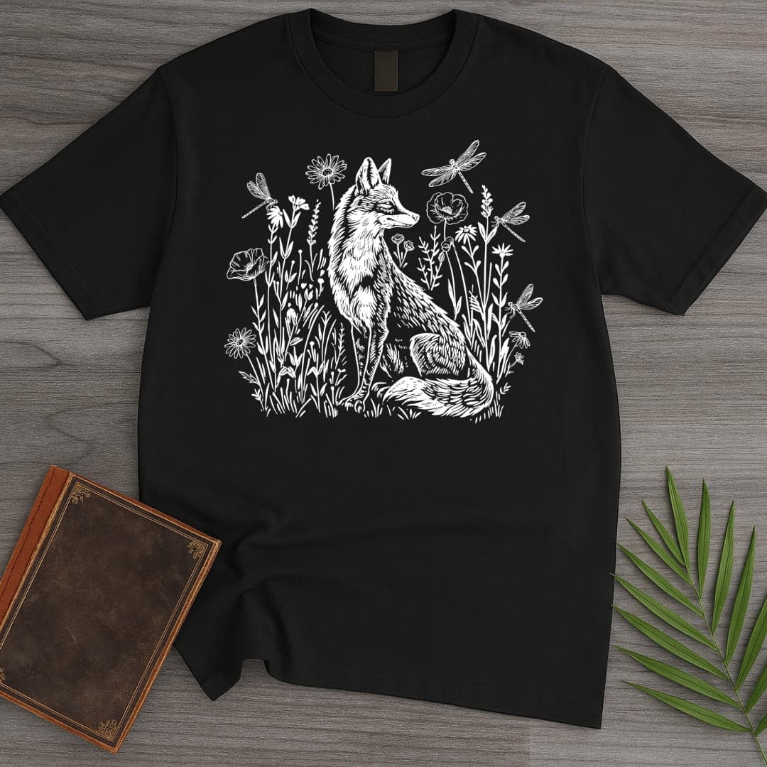 Vintage Sly Fox T Shirt Gift For Nature Lover