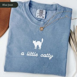 A Little Catty T Shirt Gift For Cat Lover