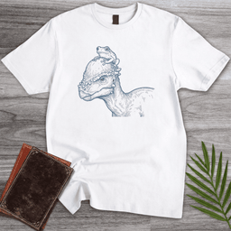 Stalwart Frog Pachycephalosaurus T Shirt Gift For Frog Lover