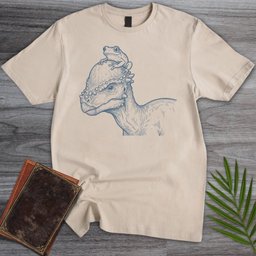 Stalwart Frog Pachycephalosaurus T Shirt Gift For Frog Lover
