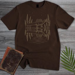 Starlit Mirror Spinosaurus T Shirt Gift For Nature Lover