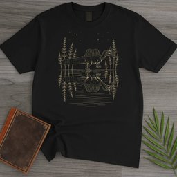 Starlit Mirror Spinosaurus T Shirt Gift For Nature Lover