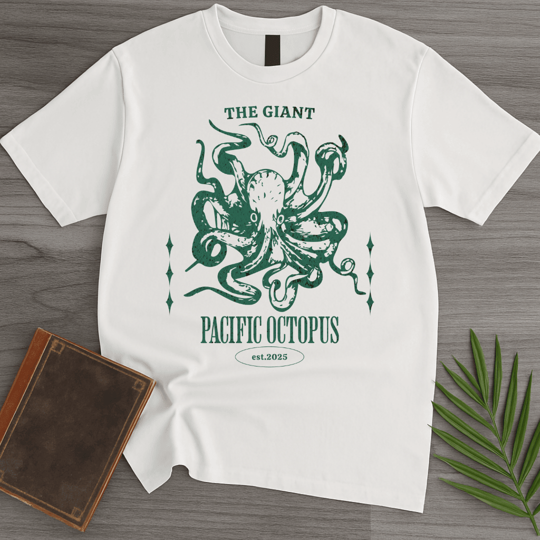 The Giant Pacific Octopus T Shirt Gift For Nature Lover