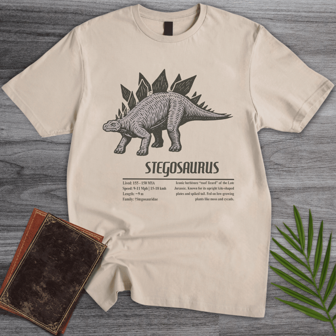 Stegosaurus, The Roof Lizard T-Shirt