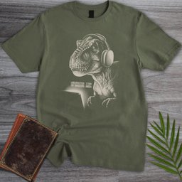 T Rex Self Checkout T Shirt Gift For Dinosaur Lover