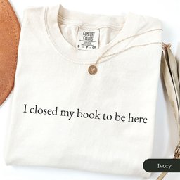 Minimalist I Closed My Book To Be Here Shirt T Shirt Gift For Cat Lover