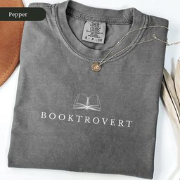 Booktrovert Book Shirt T Shirt Gift For Cat Lover