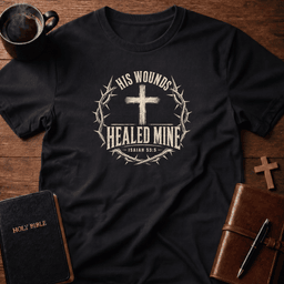 His Wounds T Shirt Gift For Christian