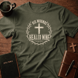 His Wounds T Shirt Gift For Christian