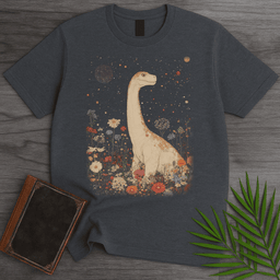 Vintage Floral Longneck T-shirt