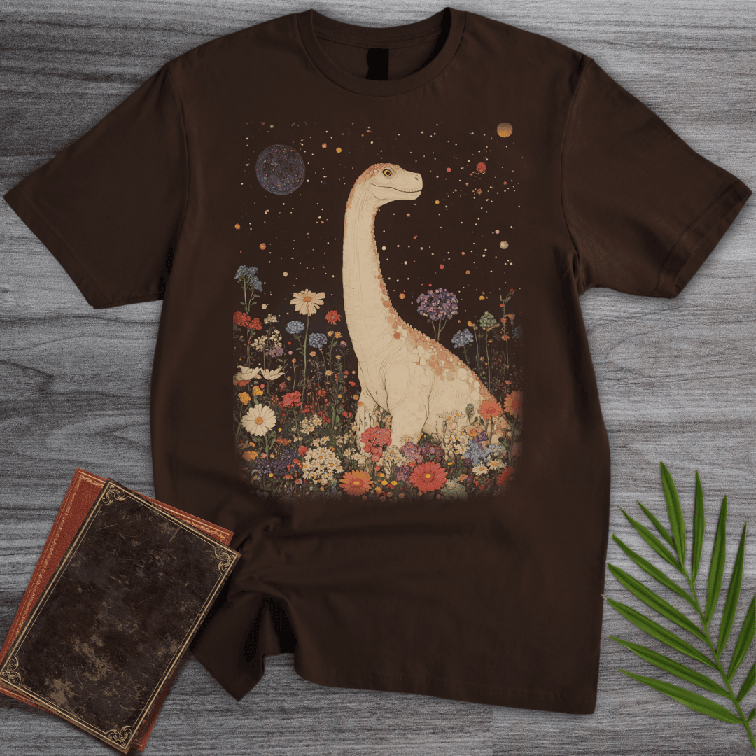 Vintage Floral Longneck T-shirt