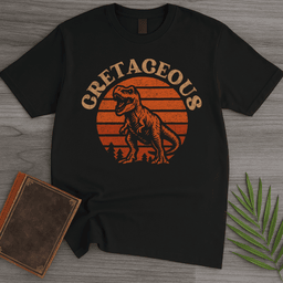 Vintage Retro Cretaceous Sunset T Shirt Gift For Nature Lover