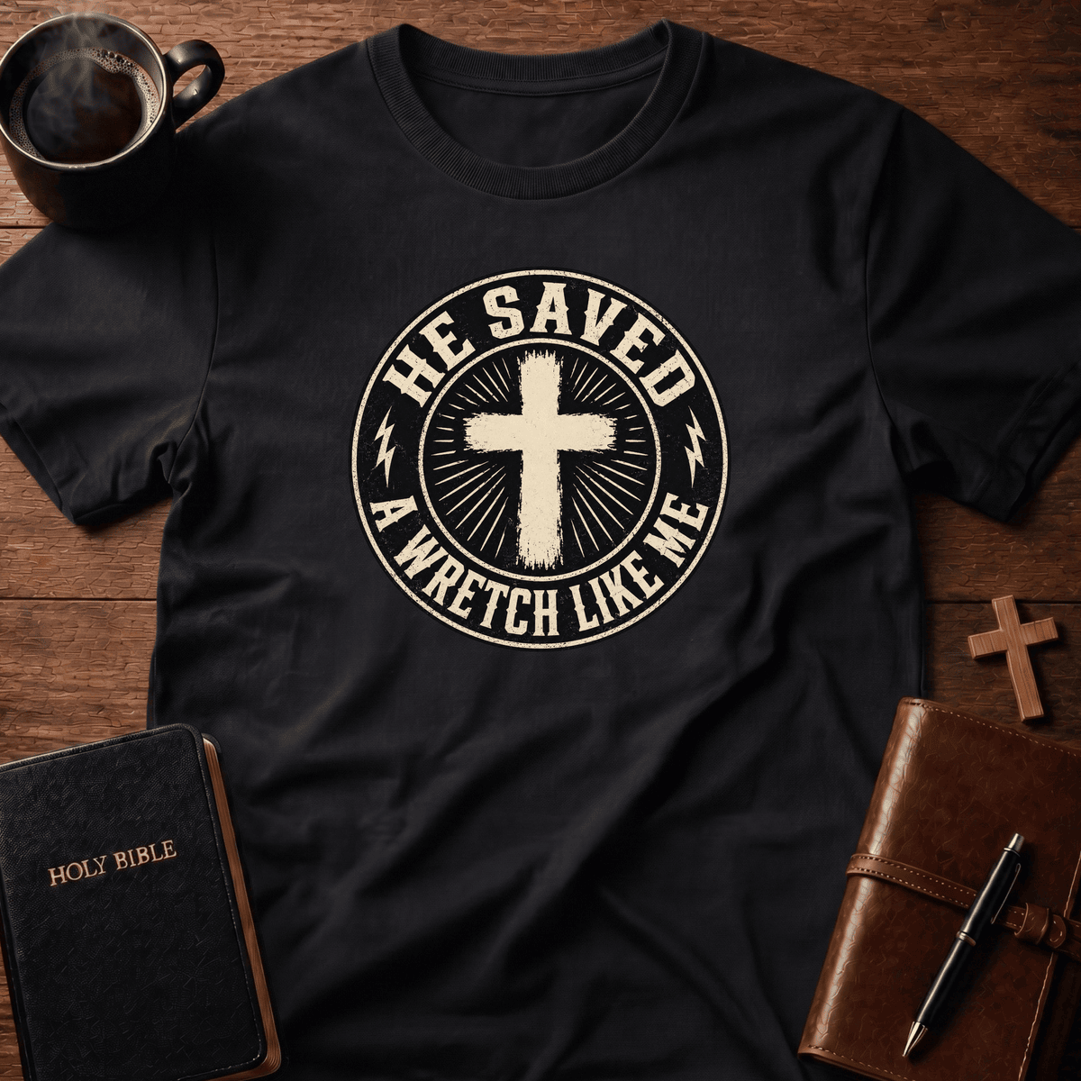 A Wretch T Shirt Gift For Christian