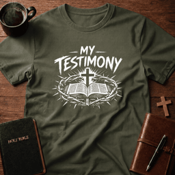 My Testimony T Shirt Gift For Christian