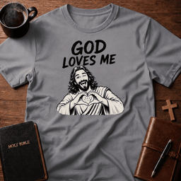God Loves T Shirt Gift For Christian