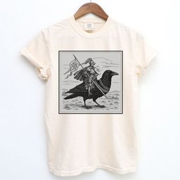 Medieval Knight Crow Rider Shirt T Shirt Gift For Cat Lover