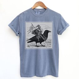 Medieval Knight Crow Rider Shirt T Shirt Gift For Cat Lover