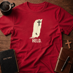 Held Rope T Shirt Gift For Christian