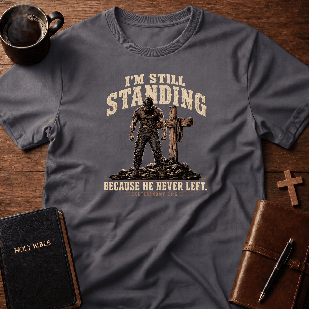 Man Cross T Shirt Gift For Christian