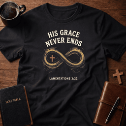 Never Ends T Shirt Gift For Christian