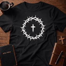 Crown Cross T Shirt Gift For Christian