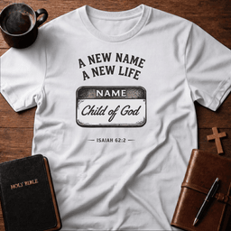 New Name T Shirt Gift For Christian