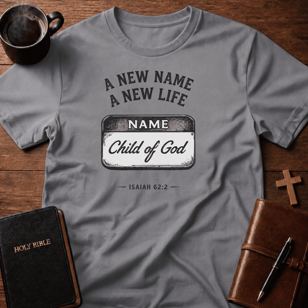 New Name T Shirt Gift For Christian