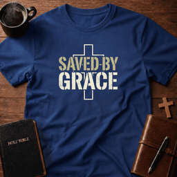 Cross Outline T Shirt Gift For Christian
