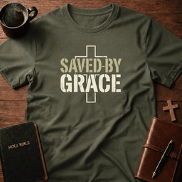 Cross Outline T Shirt Gift For Christian