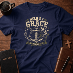 Held By T Shirt Gift For Christian