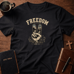 Freedom Hand T Shirt Gift For Christian