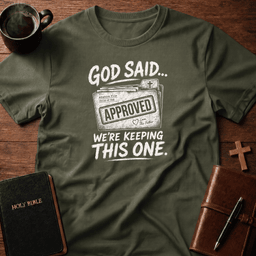 Approved T Shirt Gift For Christian