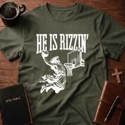 He Is Rizzin T Shirt Gift For Christian