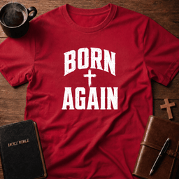 Born Again T Shirt Gift For Christian