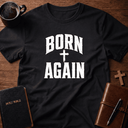 Born Again T Shirt Gift For Christian
